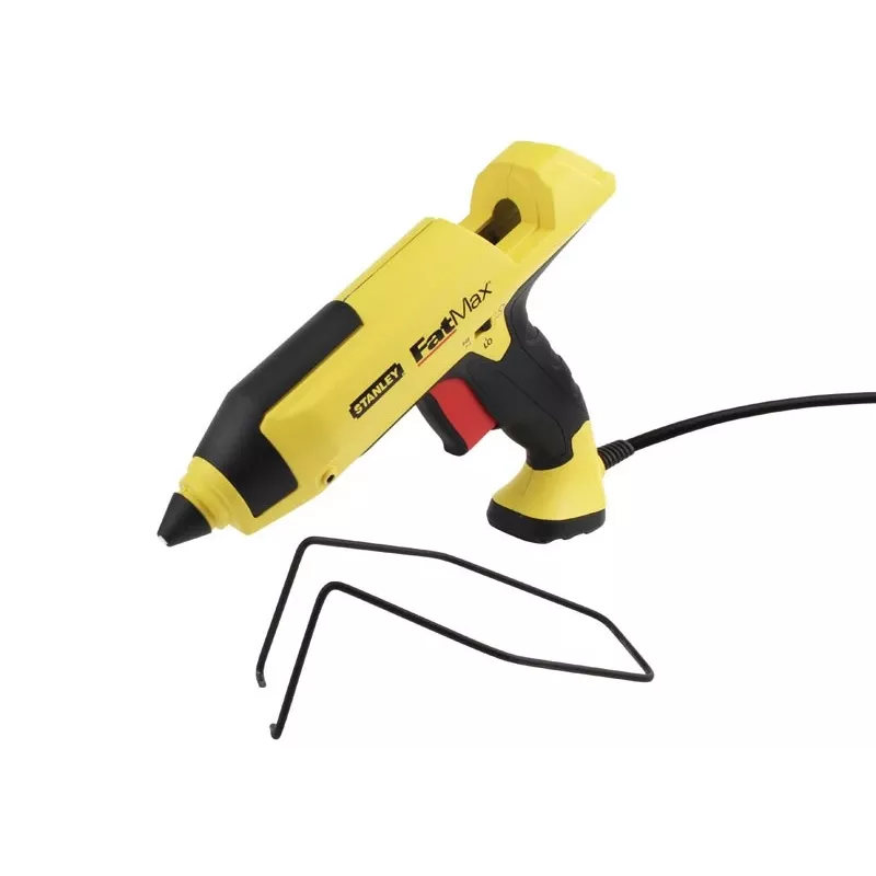 Karstās līmes pistole STANLEY FatMax GR 100 R 200 W, 18,83 g/min ražība, maiņstrāva, 1 min iesilde, melns/dzeltens