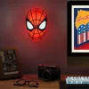 Galda lampa Paladone Spiderman Mask Light — tematisks Zirnekļcilvēka maskas dizains, ar USB barojama LED lampiņa, kompakta naktsgalda lampa