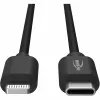 Mobilā tālruņa kabelis Ansmann 1700-0106 Melns USB C Lightning 0,12 m