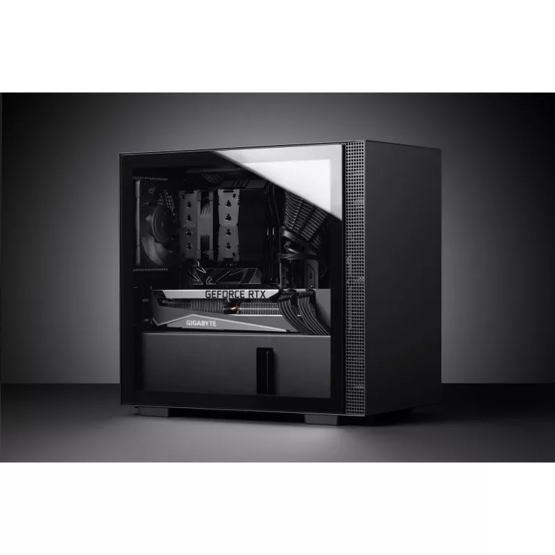 CPU dzesētājs Noctua NH-D9L CHROMAX.Melns — 92 mm ventilators, 400–2000 RPM, 22,6 dB, izmēri 95×95×110 mm, svars 531 g