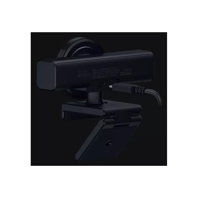 Razer | Tīmekļkamera | Kiyo V2 | MJPEG līdz 4K 30 FPS, 1080p 60 FPS, YUY2 līdz 4K 15 FPS, 1080p 60 FPS, NV12 līdz 4K 20 FPS, 1080p 60 FPS