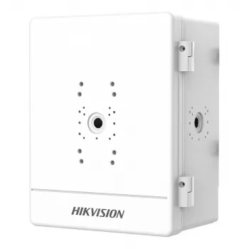 Āra novērošanas laikapstākļiem izturīga sadales kārba Hikvision DS-SBOX-03 saderīgām Hikvision kamerām