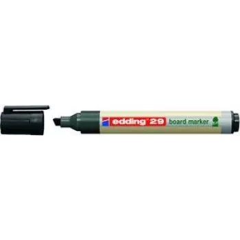 Marker Edding 29 Chisel tip Melns
