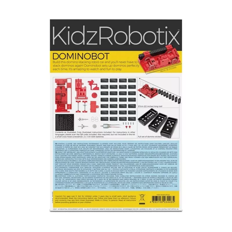 Izglītojošs izklaides robots 4M 4M-03446 bērniem no 8 gadiem, darbināms ar baterijām, DIY montāža