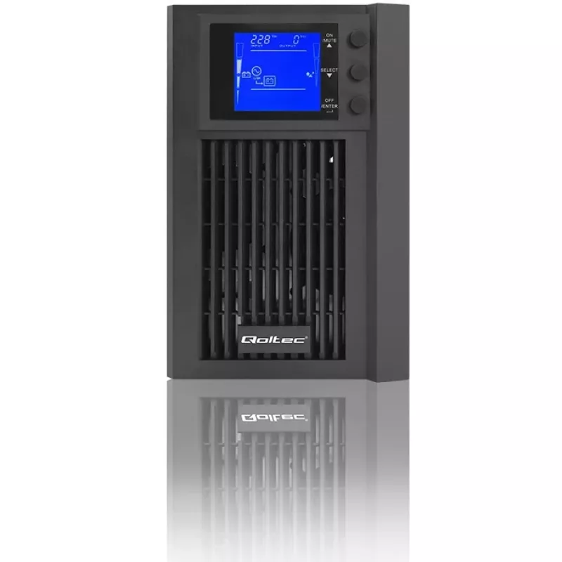 Nepārtrauktās barošanas avots QOLTEC 53981 On line 2kVA, 2000 VA jauda