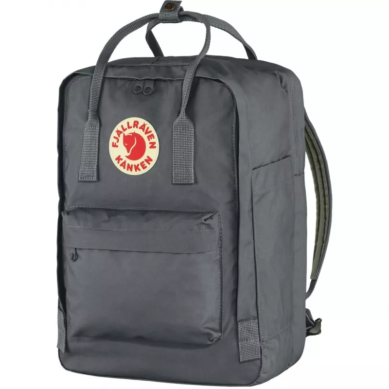 Ikdienas mugursoma Fjällräven Kanken Laptop 15 collas Pelēka — 280×160×400 mm, Poliamīds/PP/Vinils