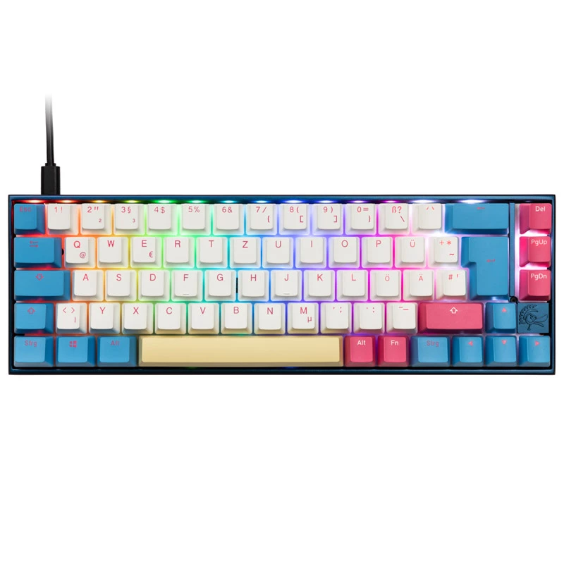 Mehāniskā tastatūra Ducky Mecha SF Limited Dawn Edition ar RGB LED, MX Speed Silver slēdžiem