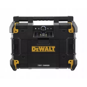 Portable radio DeWalt DWST1-81078-QW — AM/FM digital tuner, LED display, 4 speakers, AC/DC power, USB port, AUX out
