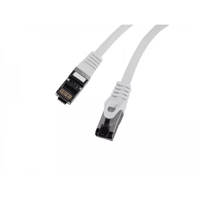 Tīkla kabelis LANBERG Cat8.1 S/FTP (S-STP) 1 m RJ-45–RJ-45 Pelēks