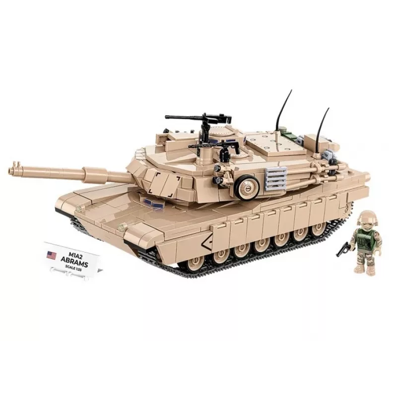 Konstruēšanas komplekts klucīši Cobi M1A2 Abrams 1025 detaļas modelis CO BI-2632