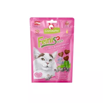 Kaķu gardumi Fox4Pets GRANATAPET FeiniSnack pīle un kaķumētra, gaļīgs ciets sacepums, 50 g, bez cukura, bez lipekļa