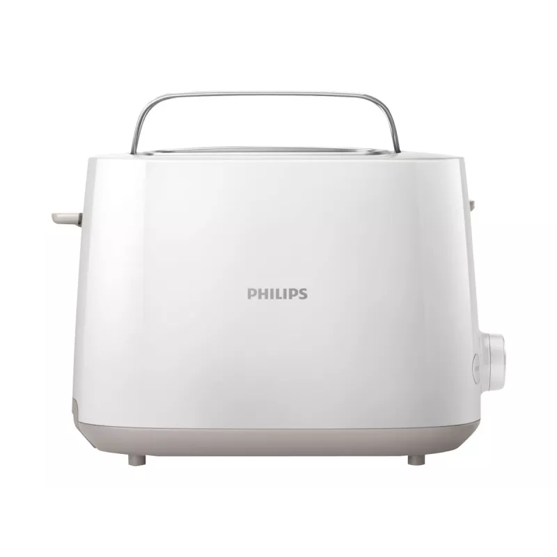 Tosteris Philips Daily Collection HD2581/00 — 2 šķēlēm, 830 W, 8 apbrūnināšanas līmeņi, balts
