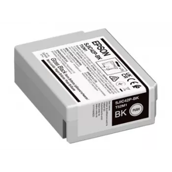 Epson SJIC42P-BK tintes kasetne 1 gab. oriģināla melna