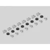 Delock - plaukta atvilktne - melna - 1U - 48,3 cm (19 inch)