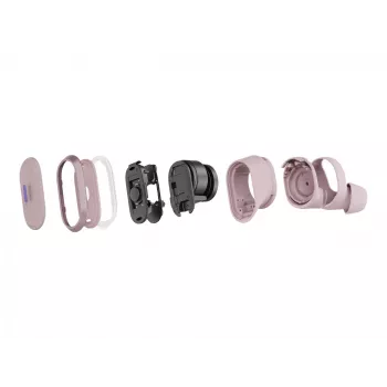 Logitech Zone True Wireless, ievietojamās austiņas, ANC, Rosé, rozā, ievietojamās, Bluetooth, 985-001090