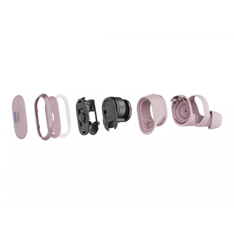 Logitech Zone True Wireless, ievietojamās austiņas, ANC, Rosé, rozā, ievietojamās, Bluetooth, 985-001090