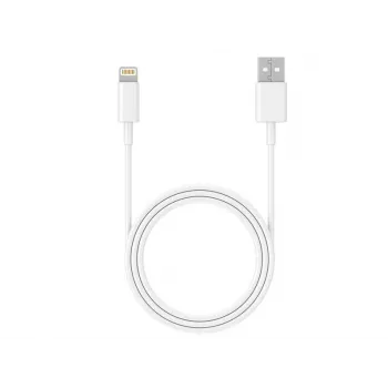 kabelis USB 2.0 iPhone AM-lightning 1m Balts