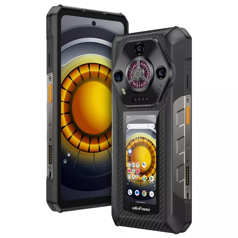 Viedtālrunis UleFone Armor 30 Pro 5G, 6,58 collu displejs, 16 GB RAM, 512 GB atmiņa, melns