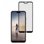 Rūdīta stikla pilnas līmēšanas ekrāna aizsargs Tellur Huawei P20 Lite — saderīgs ar maciņiem, melns
