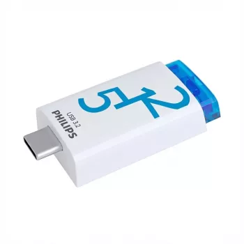 USB zibatmiņa Philips 512GB USB 3.2 Click Series Gen 1 USB-C