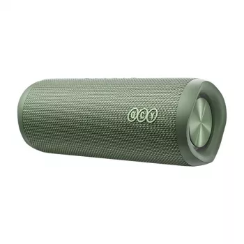 Bezvadu skaļrunis QCY SP7 zaļš Bluetooth 5.0 portatīvs, uzlādējama baterija, kompakts dizains