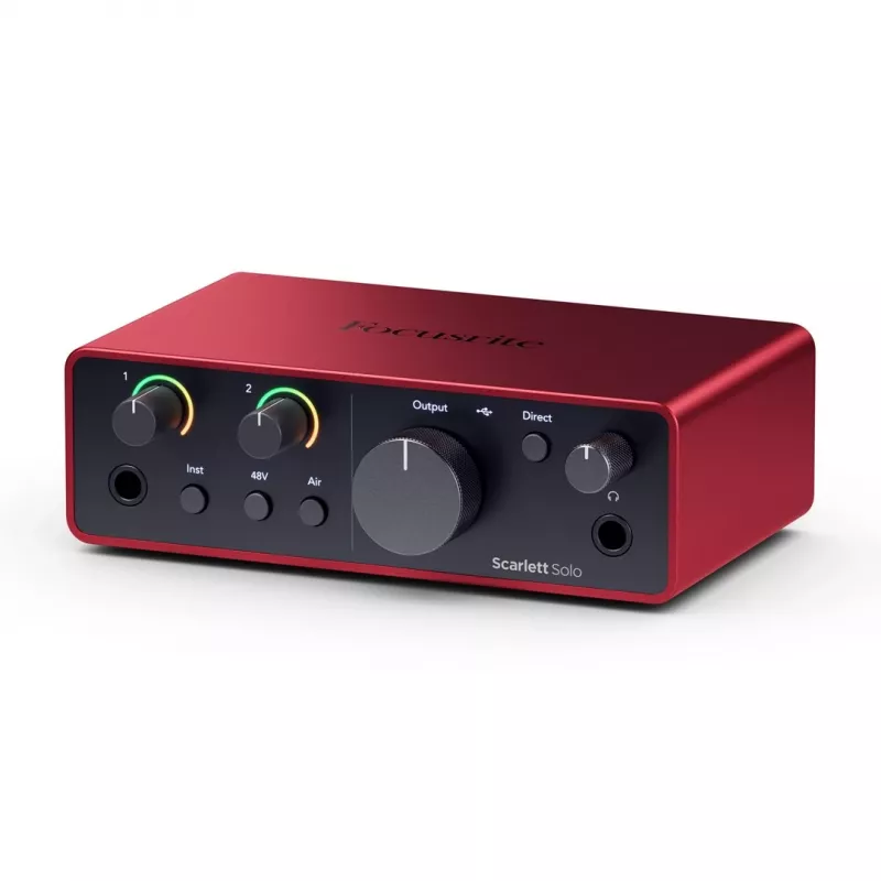 Focusrite Scarlett Solo 4th Gen - 2 kanālu audio saskarne