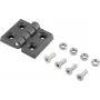 Basetech Plastmasas eņģe 60x45x8mm 60 mm 1 gab. (BT-1697227)