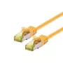 Tīkla kabelis LOGON SSTP Cat6a RJ-45 RJ-45 10 m Dzeltens