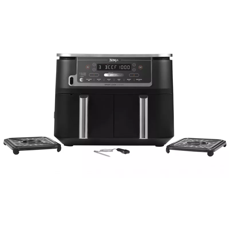 Ninja AF451EU fritieris Single 9,5 L 2470 W Karstā gaisa fritieris Melns