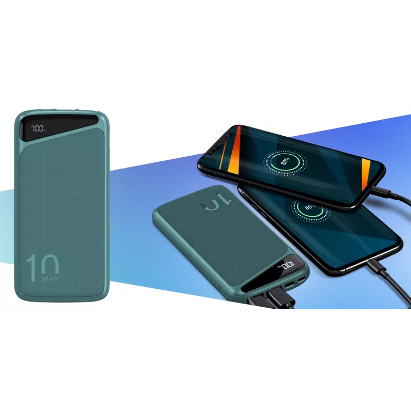 Navitel PWR10 MX zaļa Power Bank 10000 mAh