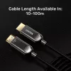 HDMI vads Unitek C11085GY01-15M — HDMI Type A to A, 30 m, HDMI 2.1, 8K@60Hz, 4K@144Hz, zeltīti kontakti, melns