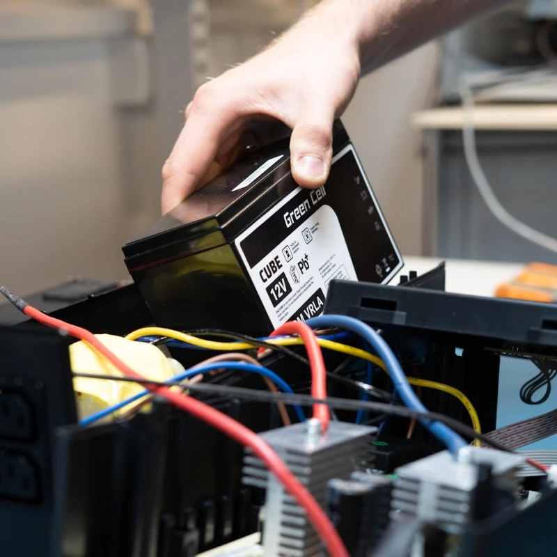 UPS akumulators, hermētisks svina-skābes zaļa Cell AGM6V5AH-J 6 V 5 Ah
