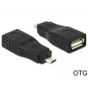 Kabeļa dzimuma mainītājs Micro USB2.0-B USB2.0-A DeLOCK 65549