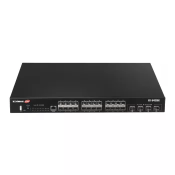 Tīkla slēdzis EDIMAX FS-5428X — 24 Gigabit SFP porti, 4 × 10GbE SFP+ porti