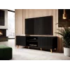 Cama RTV skapis PAFOS 150x42x52 melns matēts