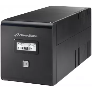 PowerWalker VI 1000 LCD 1 kVA 600 W 4 AC kontaktligzdas