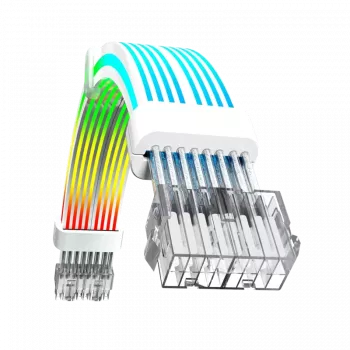Gamemax | PSU pagarinātājkabelis | VGA/CPU 2x8PIN-B | Balts