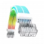 Gamemax | PSU pagarinātājkabelis | VGA/CPU 2x8PIN-B | Balts