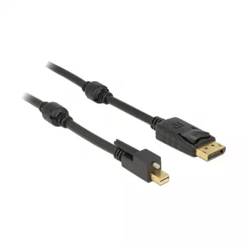 DisplayPort kabelis DeLOCK 83722 Mini DisplayPort 2m Melns