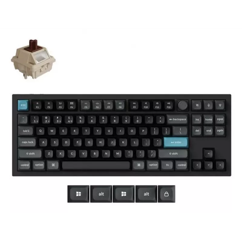 Tastatūra Wrl Q3 ULTRA/Melns Q3U-M3 Keychron