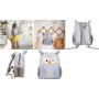 Eberhard Faber Mini Kids Owl bērnudārza mugursoma - violeta/bēša