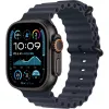 Band Apple 49mm Navy Ocean Band Extension Melns Titanium Finish