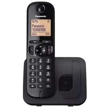 Panasonic KX-TGC 210 PDB DECT telefons melns ar zvanītāja ID