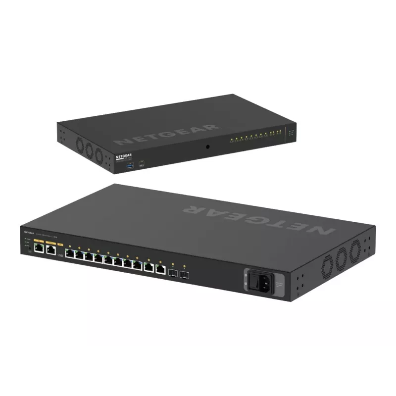 NETGEAR M4250-10G2XF-PoE++ pārvaldīts L2/L3 Gigabit Ethernet (10/100/1000) Power over Ethernet (PoE) 1U Melns