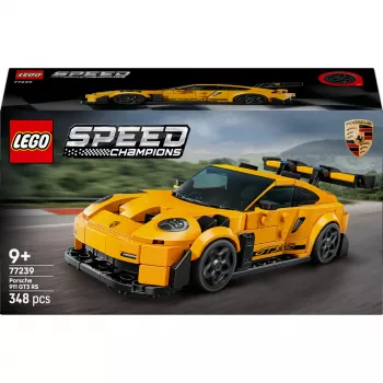Konstruktors LEGO Porsche 911 GT3 RS Speed Champions 77239 — mērogā 1:18, 348 detaļas, 9+ gadi
