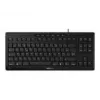 Tastatūra CHERRY STREAM TKL USB AZERTY franču melna vadu 94 taustiņi