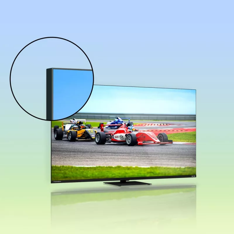 Thomson Q70 sērijas 55QG7C14 televizors 139,7 cm (55 inch) 4K Ultra HD Smart TV Wi-Fi Melns 350 cd/m²