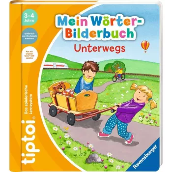 tiptoi Mans vārdu bilžu grāmatas: Unterwegs, mācību grāmata