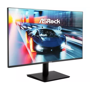 Monitor ASROCK CL25FFB 24,5 collas (62,2 cm) Full HD 1920x1080 IPS LED, 300 cd/m², 178° skata leņķi, VESA, Melns