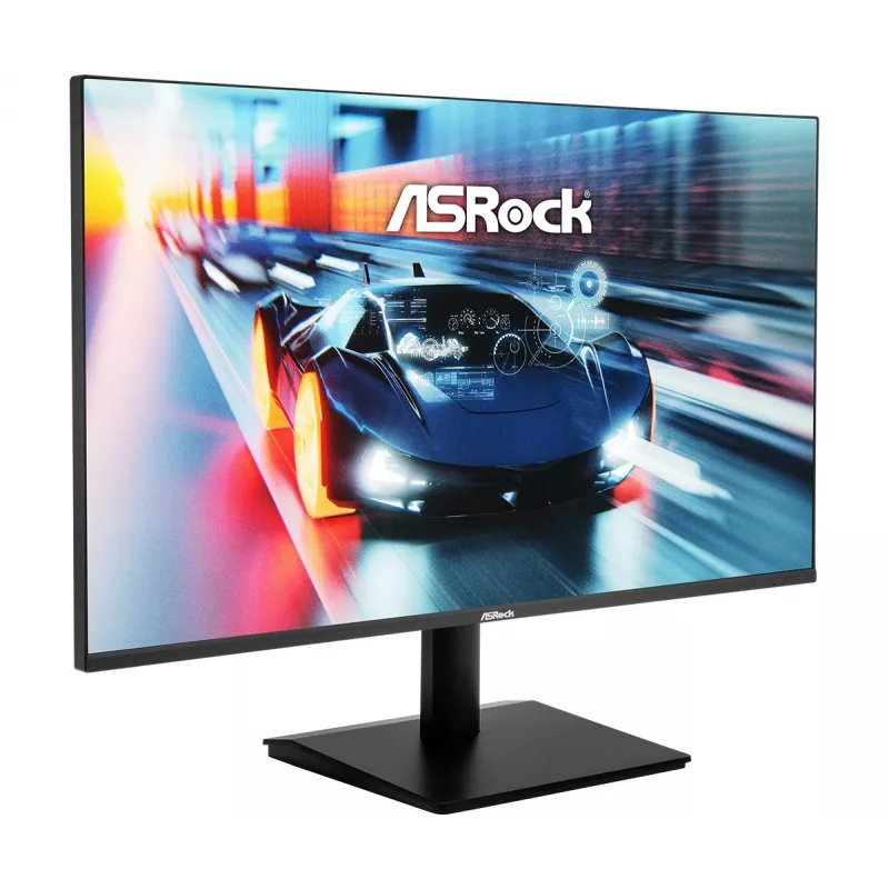 Monitor ASROCK CL25FFB 24,5 collas (62,2 cm) Full HD 1920x1080 IPS LED, 300 cd/m², 178° skata leņķi, VESA, Melns